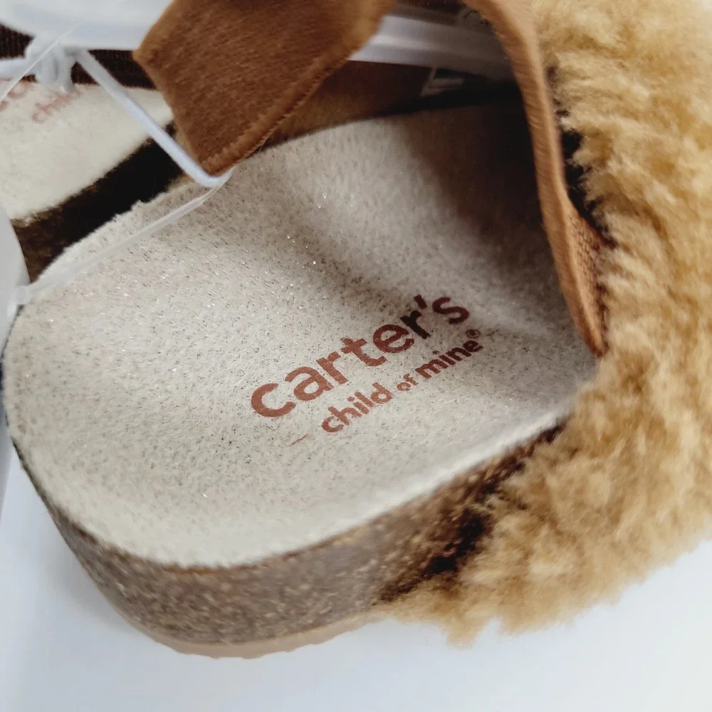 NEW Carter's Child Of Mine Baby Alya Clogs Girls Brown Size 2